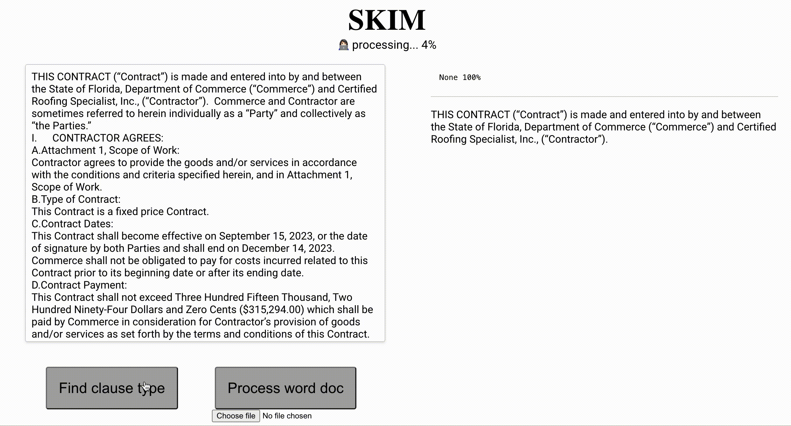 The app in a nutshell